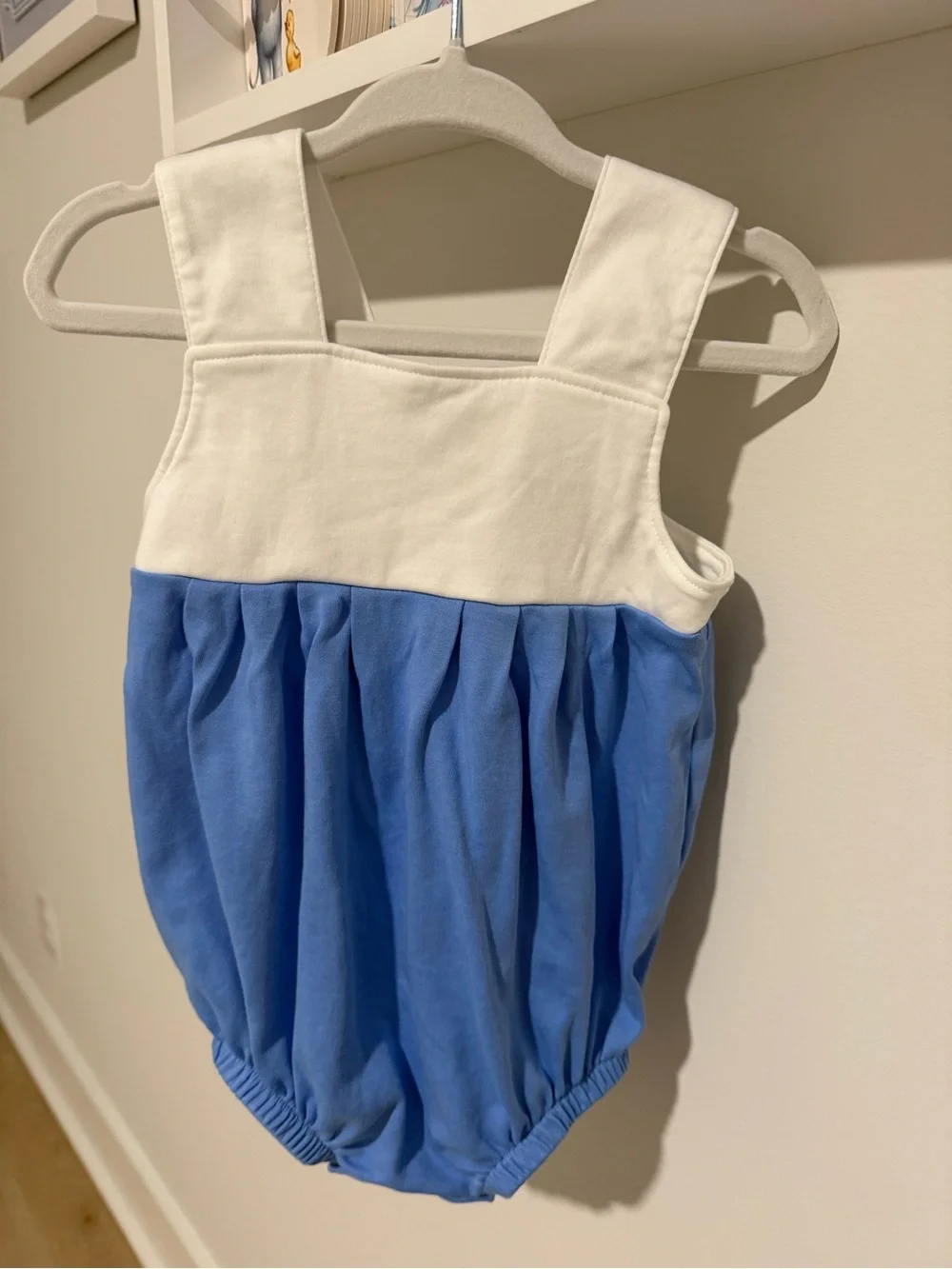 The Beaufort Bonnet Company Unisex Branham Bubble Blue White 12 to 18 Month NWOT